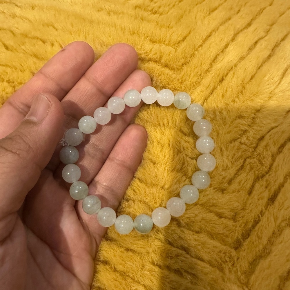 Green Jade Beaded Bracelet